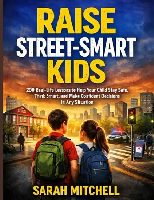 Raise Street-Smart Kids: 200 Real-Life Lessons to Help Your Child Stay Safe, Think Smart, and Make Confident Decisions in Any Situation by Sarah Mitchell