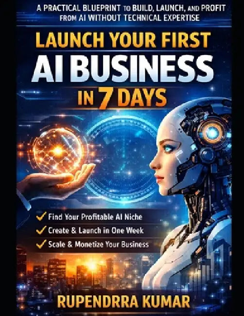 Launch Your First AI Business in 7 Days: A Practical Blueprint to Build, Launch, and Profit from AI Without Technical Expertise by Rupendrra Kumar
