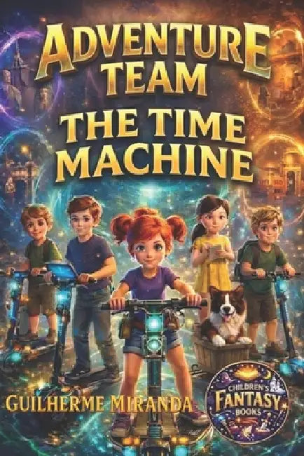 Children's fantasy books: Adventure Team: The Time Machine by Guilherme Miranda de Aguiar
