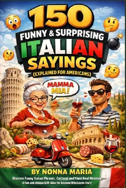 150 Funny & Surprising Italian Sayings (Explained for Americans): Discover Funny Italian Phrases, Cultural Expressions, and Their Real Meanings - A Fu by Nonna Maria
