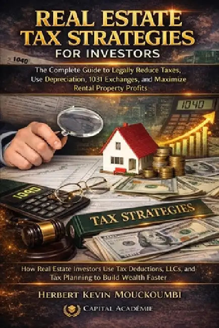 Real Estate Tax Strategies for Investors: The Complete Guide to Legally Reduce Taxes, Use Depreciation, 1031 Exchanges, and Maximize Rental Property P by Herbert Kevin Mouckoumbi