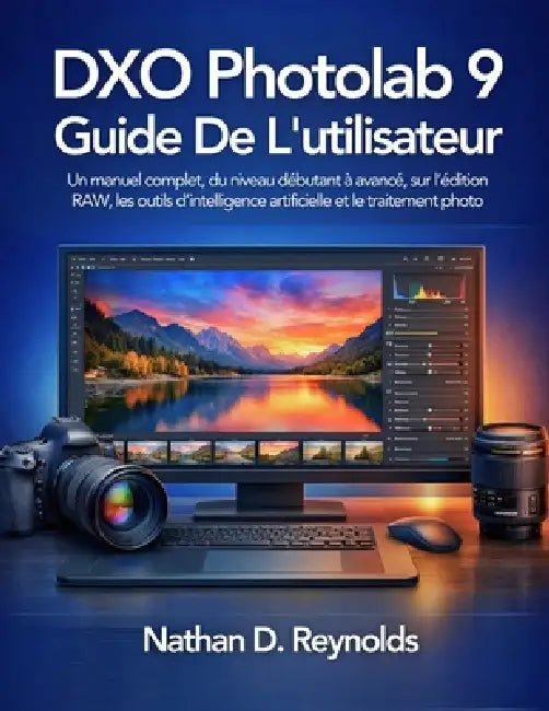 DXO PhotoLab 9 Guide De L'utilisateur: Un manuel complet, du niveau débutant à avancé, sur l'édition RAW, les outils d'intelligence artificielle et le by Nathan D. Reynolds
