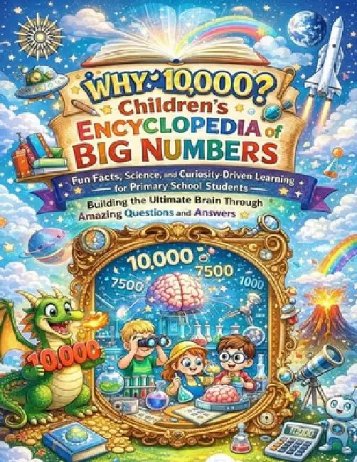 Why 10,000? Children's Encyclopedia of Big Numbers: Fun Facts, Science, and Curiosity-Driven Learning for Primary School Students by Dr Michael Steele