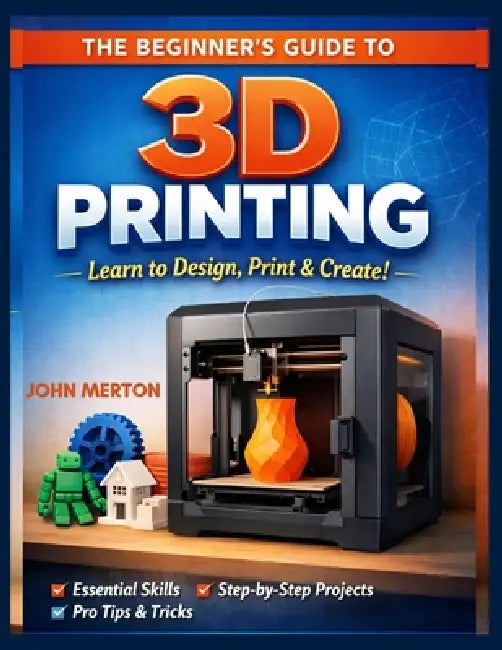 The Beginner's Guide to 3D Printing: A Practical Step-by-Step Guide to Designing, Printing, and Creating Functional and Creative 3D Objects. by John Merton