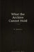 What the Archive Cannot Hold by T. Ndagi