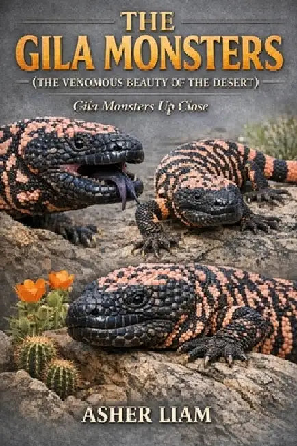 The Gila Monsters ( the Venomous Beauty of the Desert ): Gila Monsters Up Close by Asher Liam