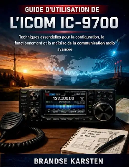 Guide d'Utilisation de l'Icom IC-9700: Techniques essentielles pour la configuration, le fonctionnement et la maîtrise de la communication radio avanc by Brandse Karsten