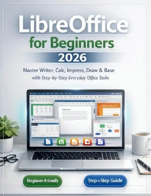 LibreOffice for Beginners 2026: Master Writer, Calc, Impress, Draw & Base with Stepby-Step Everyday Office Tasks by Craft Logan