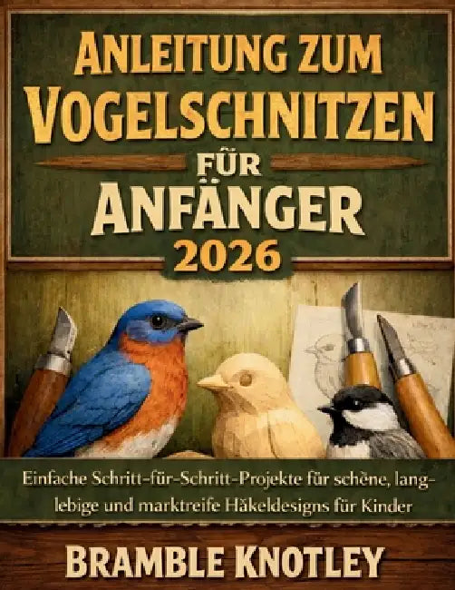Anleitung Zum Vogelschnitzen Für Anfänger 2026: Einfache Schritt-für-Schritt-Projekte für schöne, langlebige und marktreife Häkeldesigns für Kinder by Bramble Knotley