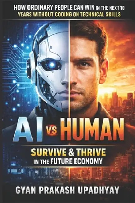 AI vs Human: How Ordinary People Can Win in the Next 10 Years Without Coding or Technical Skills by Gyan Prakash Upadhyay