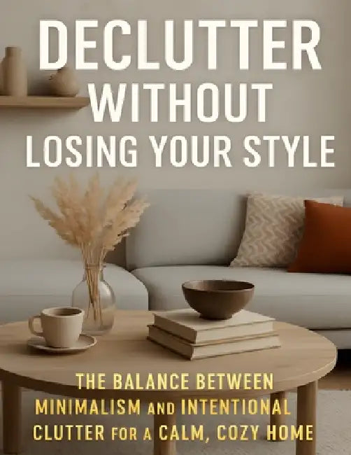 Declutter Without Losing Your Style: The Balance Between Minimalism and Intentional Clutter for a Calm, Cozy Home by Barbara Gibson