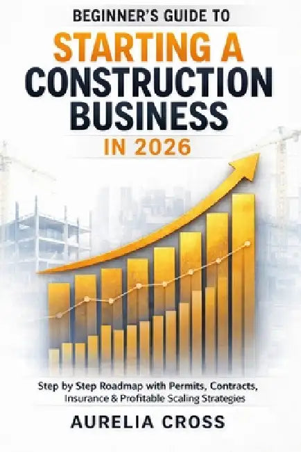 Beginner's Guide to Starting a Construction Business in 2026: Step-by-Step Roadmap with Permits, Contracts, Insurance & Profitable Scaling Strategies by Aurelia Cross