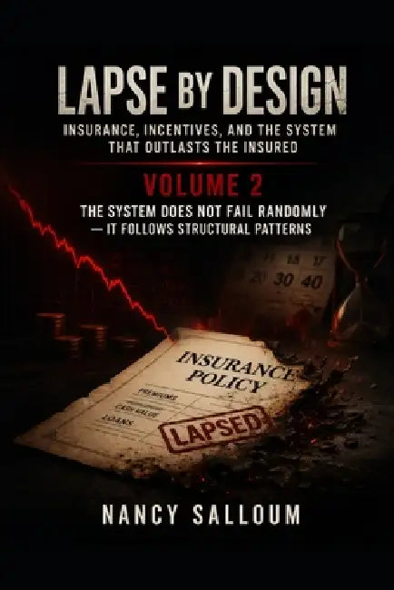 Lapse by Design Insurance, Incentives, and the System That Outlasts the Insured: Volume 2: The System Does Not Fail Randomly - It Follows Structural P by Nancy Salloum
