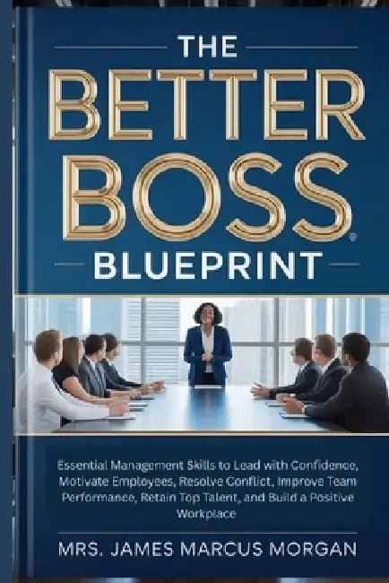 The Better Boss Blueprint: Essential Management Skills to Lead with Confidence, Motivate Employees, Resolve Conflict, Improve Team Performance, Retain by James Marcus Morgan