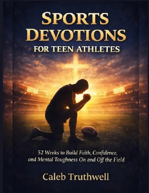 Sports Devotions for Teen Athletes: 52 Weeks to Build Faith, Confidence, and Mental Toughness On and Off the Field by Caleb Truthwell