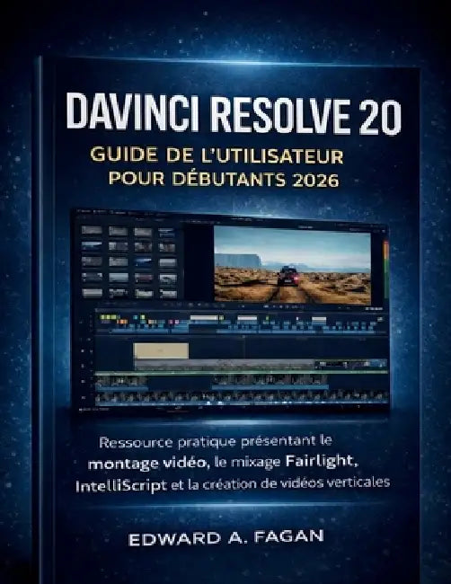 Davinci Resolve 20 Guide De L'utilisateur Pour Débutants 2026: Ressource pratique présentant le montage vidéo, le mixage Fairlight, IntelliScript et l by Edward A. Fagan