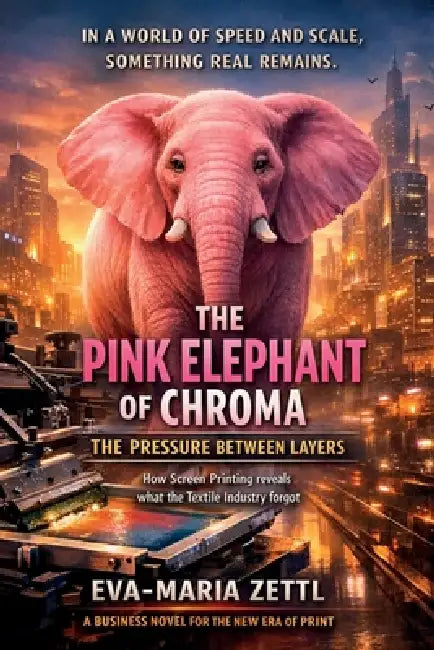 The Pink Elephant of Chroma: The Pressure between Layers - How Screen Printing reveals what the Textile Industry forgot by Eva-Maria Zettl
