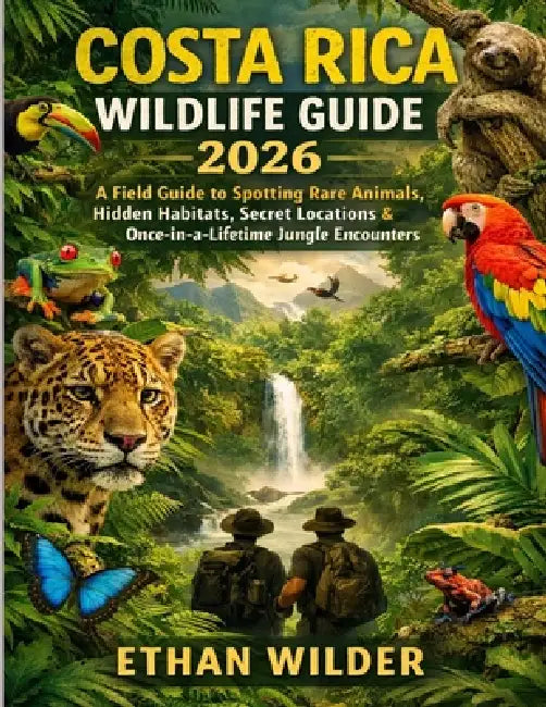 Costa Rica Wildlife guide 2026: A Field Guide to Spotting Rare Animals, Hidden Habitats, Secret Locations & Once-in-a-Lifetime Jungle Encounters by Ethan Wilder