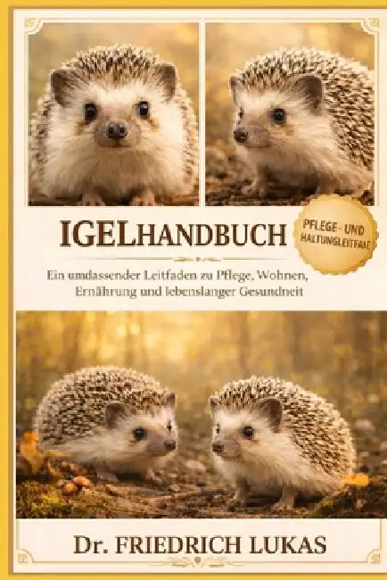 Igelhandbuch: Ein umfassender Leitfaden zu Pflege, Wohnen, Ernährung und lebenslanger Gesundheit by Friedrich Lukas