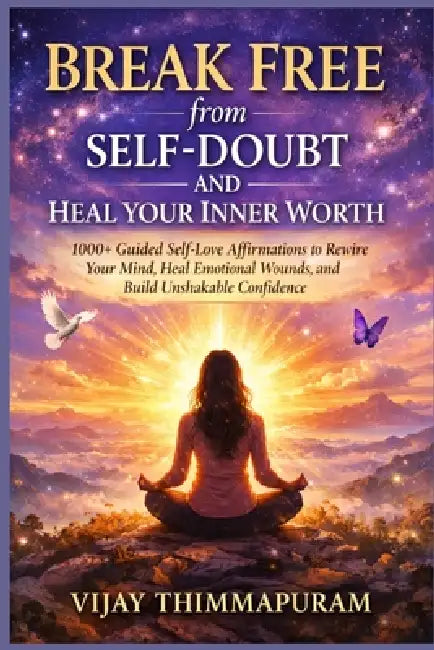 Break Free from Self-Doubt and Heal Your Inner Worth: 1000+ Guided Self-Love Affirmations to Rewire Your Mind, Heal Emotional Wounds, and Build Unshak by Vijay Thimmapuram
