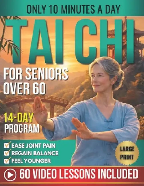 Tai Chi for Seniors Over 60: Your Complete, Easy 2-Week Home Program to Safely Relieve Joint Pain, Restore Balance, Build Strength, and Boost Your Ene by Rachel Bellmore