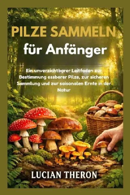 Pilze sammeln für Anfänger: Ein unverzichtbarer Leitfaden zur Bestimmung essbarer Pilze, zur sicheren Sammlung und zur saisonalen Ernte in der Natur by Lucian Theron