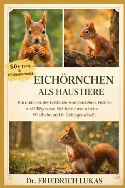 Eichhörnchen ALS Haustiere: Ein umfassender Leitfaden zum Verstehen, Füttern und Pflegen von Eichhörnchen in freier Wildbahn und in Gefangenschaft by Friedrich Lukas