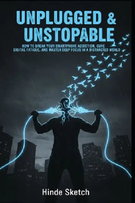 Unplugged & Unstoppable: How to Break Your Smartphone Addiction, Cure Digital Fatigue, and Master Deep Focus in a Distracted World by Hinde Sketch