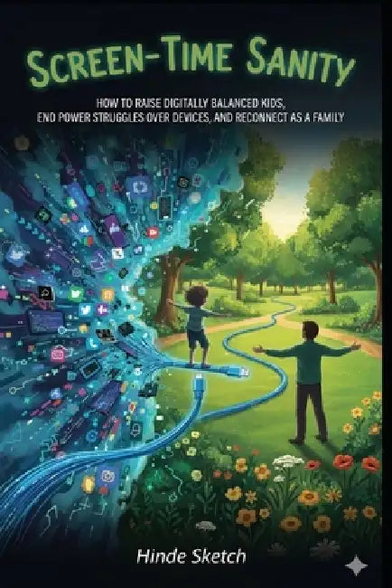 Screen-Time Sanity: How to Raise Digitally Balanced Kids, End Power Struggles Over Devices, and Reconnect as a Family by Hinde Sketch