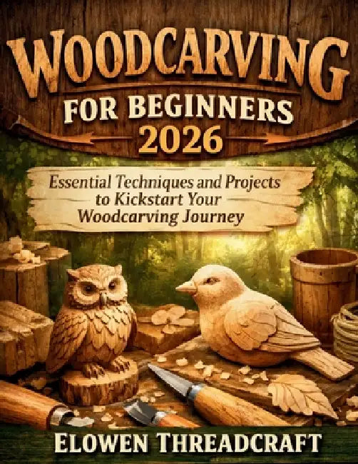 Woodcarving for Beginners 2026: Essential Techniques and Projects to Kickstart Your Woodcarving Journey by Elowen Threadcraft