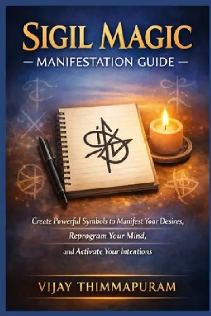 Sigil Magic Manifestation Guide: Create Powerful Symbols to Manifest Your Desires, Reprogram Your Mind, and Activate Your Intentions by Vijay Thimmapuram