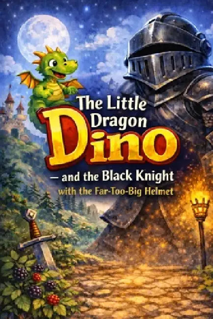 The Little Dragon Dino: And the Black Knight with the Much Too Big Helmet (Read-aloud story for ages 5 and up For independent reading from age 8) by Dominik Mikulaschek