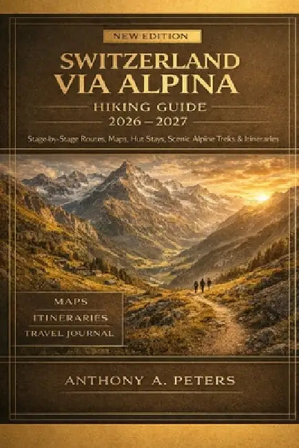 Switzerland Via Alpina Hiking Guide 2026-2027: Stage-by-Stage Routes, Maps, Hut Stays, Scenic Alpine Treks & Itineraries by Anthony A. Peters