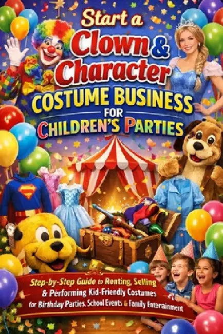 Start A Clown  Character Costume Business For Childrens Parties