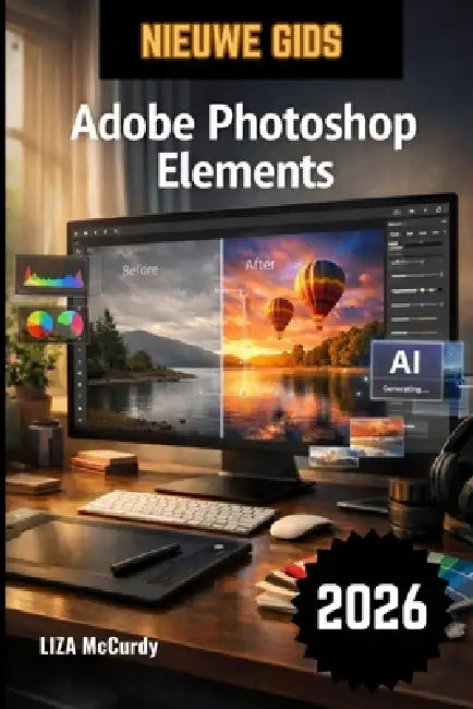 Adobe Photoshop Elements Gebruikershandleiding 2026: De complete stapsgewijze handleiding om AI-tools, professionele fotobewerking en grafische ontwer by McCurdy, Liza McCurdy