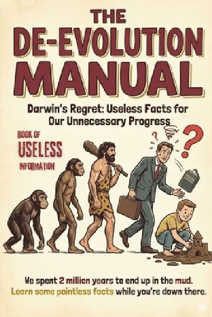 Book of Useless Information: The De-Evolution Manual, A Seriously Pointless Guide: An Absurd Coffee Table Book and Trivia Book for Adults Who Have Bet by Topaz D