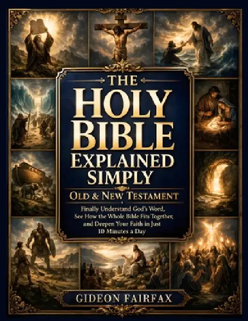 The Holy Bible Explained Simply - Old & New Testament: Finally Understand God's Word, See How the Whole Bible Fits Together, and Deepen Your Faith in by Gideon Fairfax