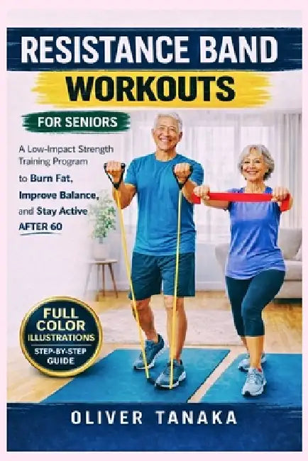 Resistance Band Workouts for Seniors: A Low-Impact Strength Training Program to Burn Fat, Improve Balance, and Stay Active After 60 by Oliver Tanaka