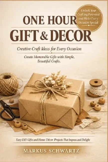 One-Hour Gift and Decor Project: Easy DIY ideas for home and special occasions by Markus Schwartz
