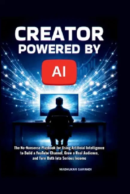 Creator Powered by AI: The No-Nonsense Playbook for Using Artificial Intelligence to Build a YouTube Channel, Grow a Real Audience, and Turn Both Into by Madhukar Gavandi
