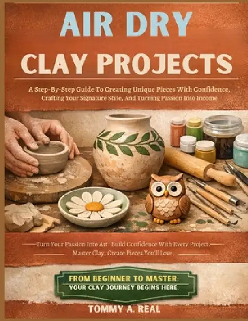 Air Dry Clay Projects: A Step-By-Step Guide To Creating Unique Pieces With Confidence, Crafting Your Signature Style, And Turning Passion Into Income by Tommy A. Real