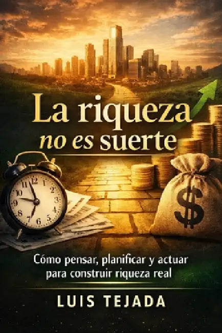 La riqueza no es suerte: Cómo pensar, planificar y actuar para construir riqueza real by Luis Tejada