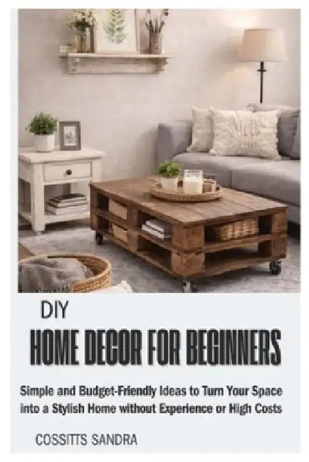 DIY home decor for beginners: Simple and Budget-Friendly Ideas to Turn Your Space into a Stylish Home without Experience or High Costs by Cossitts Sandra