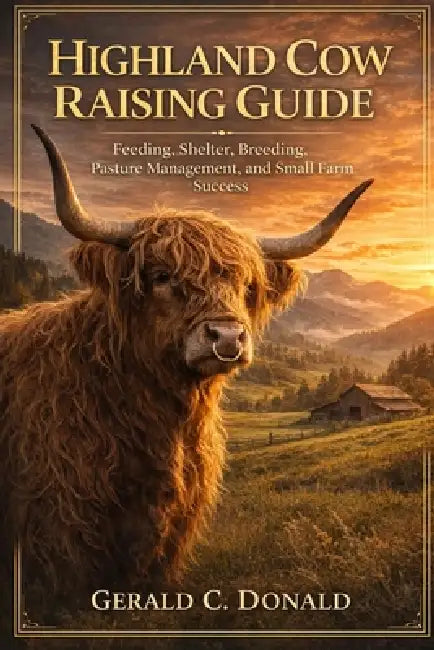 Highland Cow Raising Guide: Feeding, Shelter, Breeding, Pasture Management, and Small Farm Success by Gerald C. Donald