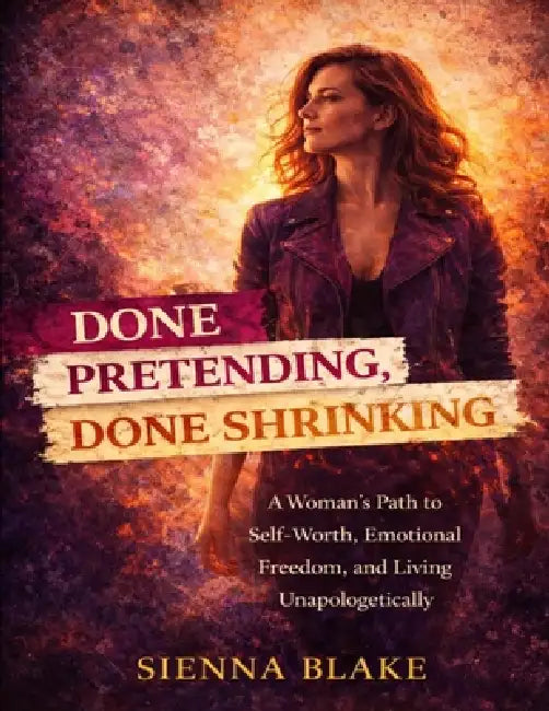Done pretending, done shrinking: A woman's path to self-worth, emotional freedom, and living unapologetically by Sienna Blake