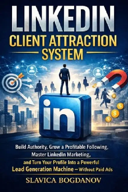 LinkedIn Client Attraction System: Build Authority, Grow a Proﬁtable Following, Master LinkedIn Marketing, and Turn Your Proﬁle Into a P by Slavica Bogdanov