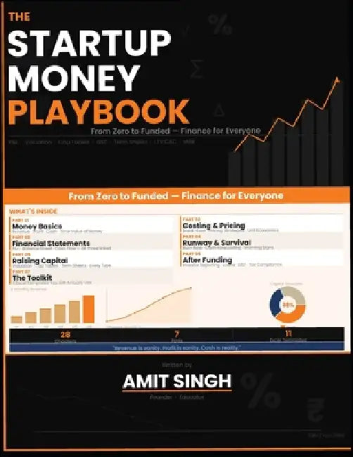 The Startup Money Playbook: From Zero to Funded - Finance for Everyone by Amit Singh