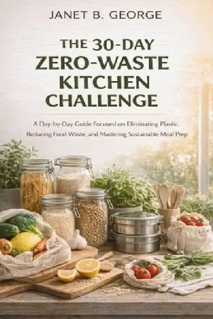 The 30-Day Zero-Waste Kitchen Challenge: A day-by-day guide focused specifically on eliminating plastic, reducing food waste and mastering sustainable by Janet B. George