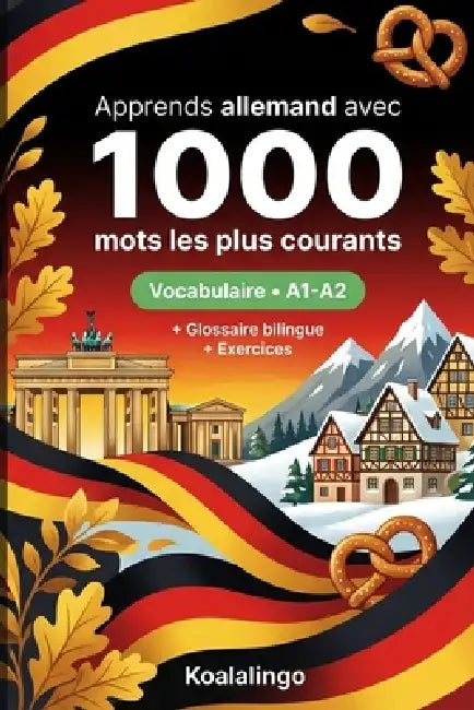 1000 Mots les Plus Courants en Allemand pour Débutant: Apprendre l'allemand avec exercices, exemples et glossaire - Niveau A1-A2 by Koalalingo