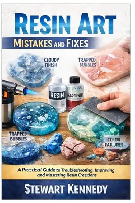 Resin Art Mistakes and Fixes: A Practical Guide to Troubleshooting, Improving and Mastering Resin Creations by Stewart Kennedy